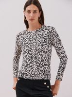 Chaleco Punto Estampado