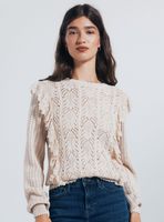 Chaleco Romántico Pointelle