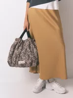 Bolso Reversible Nailon Animal Print