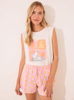 Pijama Corto Algodón Snoopy Soles