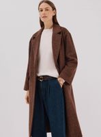 Abrigo Largo Cuello Solapa