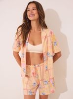 Pijama Corto Camisero Lilo & Stitch
