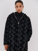 Parka Acolchada Reversible Efecto Pelo