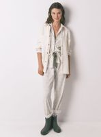 Pijama Camisero Largo Algodón Snoopy Allover