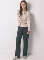 Pijama Largo Snoopy Algodón Beige