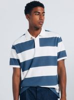 Polo Piqué Rayas Anchas Regular Fit