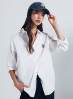 Camisa Oversized Bordado Osito