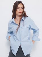 Camisa Oversized Bolsillo Parche