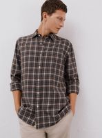 Camisa Casual Cuadros Tencel