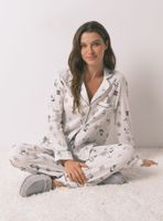 Pijama Camisero Algodón Snoopy