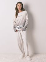 Pijama Largo Polar Suave Snoopy