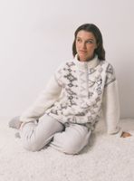 Pijama Largo Borrego y Polar Snoopy