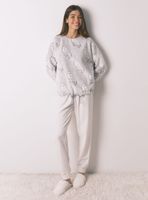 Pijama Largo Polar Suave Estampado Hedwig
