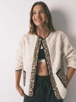 Chaqueta Corta Reversible Animal Print