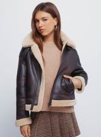 Cazadora Doble Faz Cuello Pelo