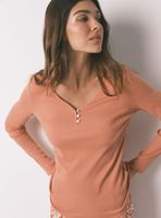 Camiseta Panadera Algodón Café