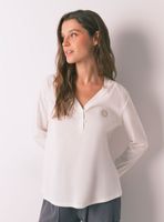 Camiseta Manga Larga de Algodón