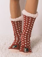 Calcetín Largo Mafalda Tricot Rojo