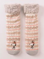 Calcetín Largos Pelo Print Cenefas Snoopy