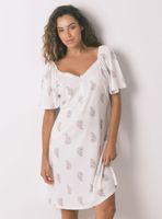 Camisón Midi Maternity Algodón Color