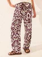 Pantalón Largo Viscosa Estampado Flores