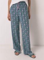 Pantalón Largo Viscosa Print Allover Flores