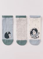 Pack 3 Calcetín Cortos Mafalda