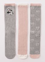 Pack 3 Calcetín Largo Algodón Minnie