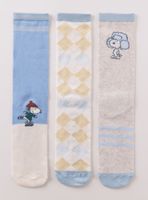 Pack 3 Calcetín Largos Algodón Snoopy