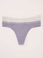 Pack 3 Colaless Canalé Algodón