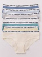 Pack 7 Calzón Clásico Logo Blanco