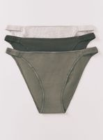 Pack 3 Calzón Clásico Logo Blanco