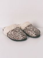 Pantuflas Tipo Zueco Borreguito Animal Print