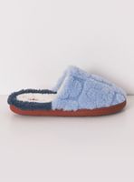 Pantuflas Casa Ducha Mickey Azul Estampado