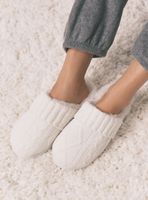 Pantuflas Casa Punto Tricot Blanco