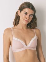 Sostén Triangular Charming con Rib Algodón