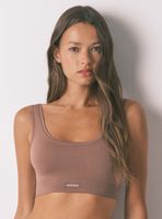 Top Reversible Lovely sin Costuras Marrón