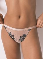 Calzón Clásico Tul Lurex Negro