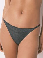 Colaless Lurex Terciopelo Negro