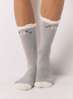 Calcetín Largo Print Conejo 3D