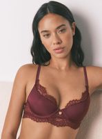 Sostén Gorgeous Push-Up Encaje Vino