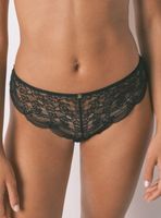 Calzón Ancho Encaje Negro