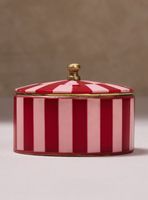 Caja Rayas Rosada 10x10x6 cm