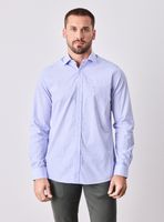 Camisa Manga Larga Vestir Poplin Doble Lineas