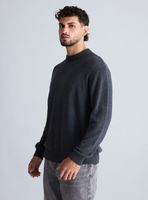 Sweater Cuello Redondo Intarsia Texto Espalda