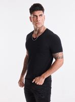 Polera Básica Cuello V Muscle Fit