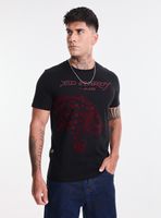 Polera Ed Hardy Estampado Terciopelo y Tachas