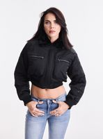 Chaqueta Bomber Cuello Desmontable