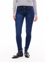 Jeans Skinny Push Up con Detalles de Tachas en los Bolsillos