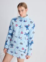 Bata Polerón Coral Fleece Disney Stitch